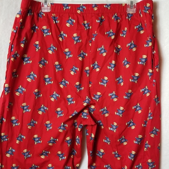 Polo by Ralph Lauren | Intimates & Sleepwear | Polo By Ralph Lauren Red Teddy Bear Pj Pants L 